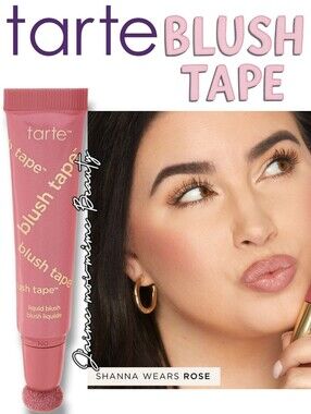 TARTE Blush Tape Liquid Luminous Blush in Rose - Shimmering Soft Pink